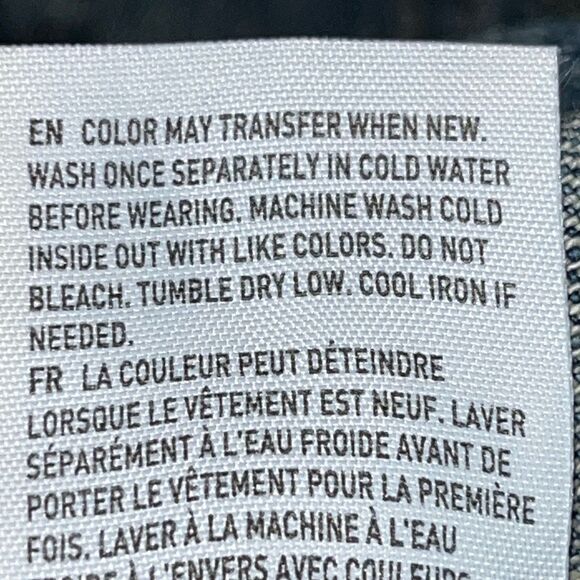 AMERICAN EAGLE Denim Jean Jacket Women's Large Blue Patches Boyfriend Trucker - Picture 13 of 16